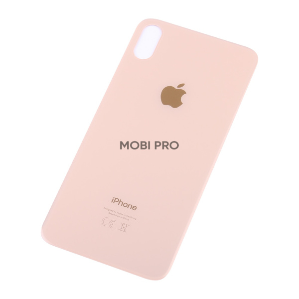 Задняя крышка для iPhone Xs Max с увелич.вырезом под камеру Золото - OR