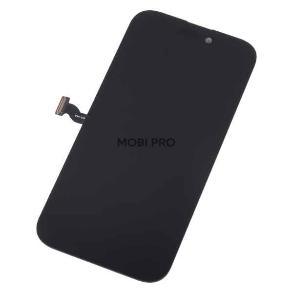 Дисплей для iPhone 14 Pro в сборе с тачскрином Черный - (Soft OLED, Full HD, 120 Гц) (площадка под IC)