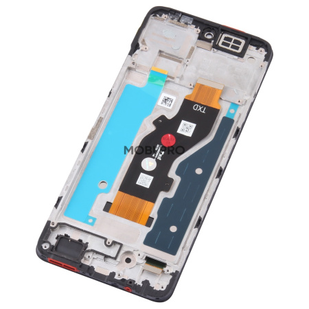 Дисплей для Tecno Spark 30 4G (KL6) модуль с рамкой Черный - OR