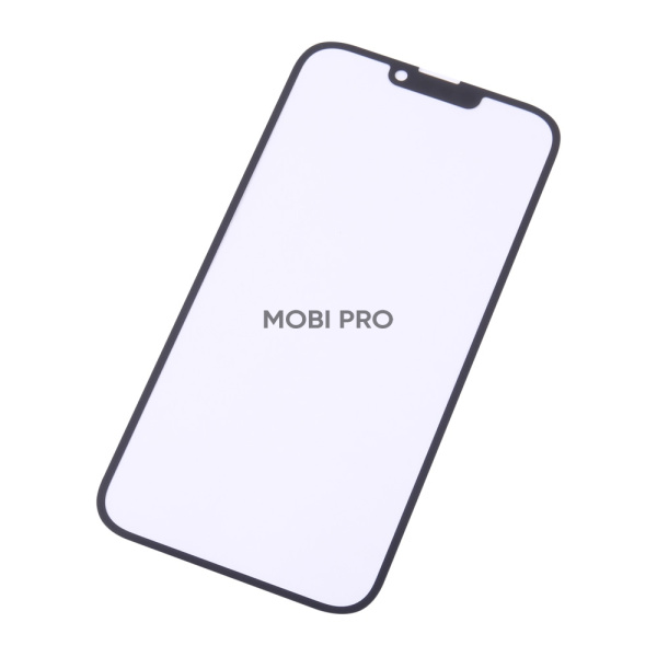 Стекло для переклейки iPhone 14 Plus в сборе с OCA пленкой Черный - OR (Mitsubishi)