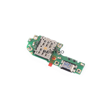 Шлейф для Huawei Nova 13i (CTR-L91) плата на системный разъем/микрофон - Премиум