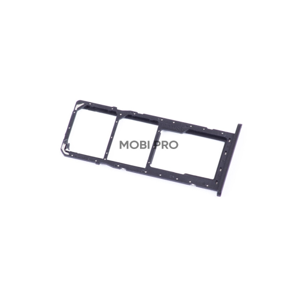 Держатель SIM для Samsung Galaxy A01/M01F (A015F/M015F) Черный