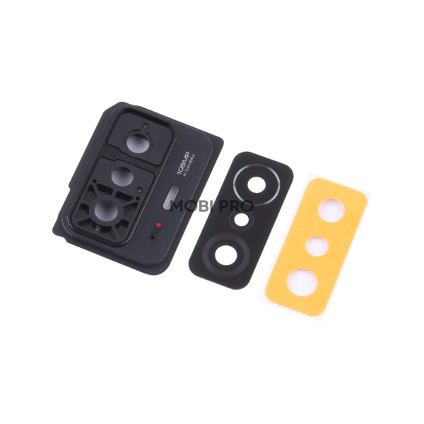 Стекло камеры для Xiaomi 11T/11T Pro (21081111RG/2107113SG) в сборе с рамкой Черный