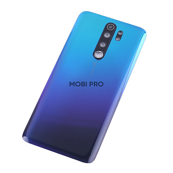 Задняя крышка для Xiaomi Redmi Note 8 Pro (M1906G7T) Синий - Премиум