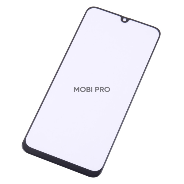 Стекло для переклейки Samsung Galaxy A50/A30/M30s/M21/M31 (A505F/A305F/M307F/M215F/M315F) в сборе с OCA пленкой Черный - OR (Mitsubishi)
