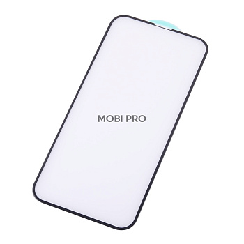 Защитное стекло "Стандарт" для iPhone 13/13 Pro/14/16e Черный (Полное покрытие)