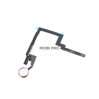 Шлейф для iPad mini 3 на кнопку HOME в сборе Золото