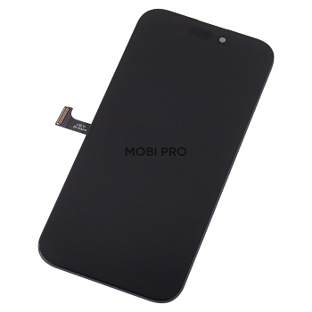 Дисплей для iPhone 15 Pro (A3102) в сборе с тачскрином Черный - (In-Cell, Full HD, 120 Гц) (площадка под IC)