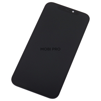 Дисплей для iPhone 12/12 Pro (A2403/A2407) в сборе с тачскрином Черный - DD (Hard OLED, HD+) (площадка под IC)