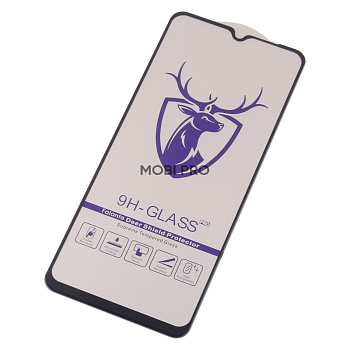 Защитное стекло "Премиум" для Xiaomi Redmi 10C/12C/Poco C40/C55 Черный