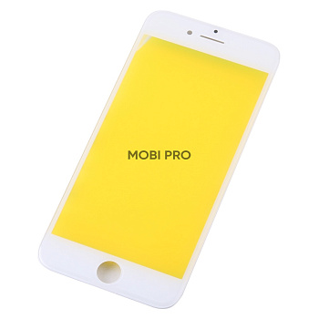 Стекло для iPhone 7 в сборе с рамкой Белое