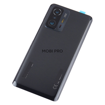 Задняя крышка для Xiaomi 11T/11T Pro (21081111RG/2107113SG) Черный - Премиум