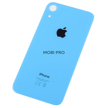 Задняя крышка для iPhone XR с увелич.вырезом под камеру Голубой - OR