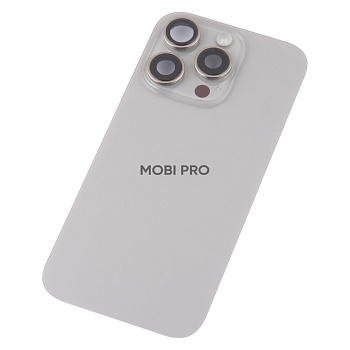 Задняя крышка для iPhone 16 Pro в сборе с разбора Natural Titan - OR