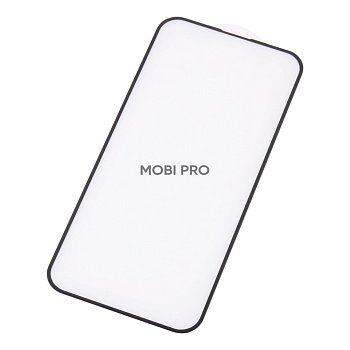 Защитное стекло "Матовое" для iPhone 16 Plus Черный (Закалённое, полное покрытие)